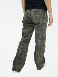 Pantalón Jean Para Mujer Animal Print - ⁠The Tribe