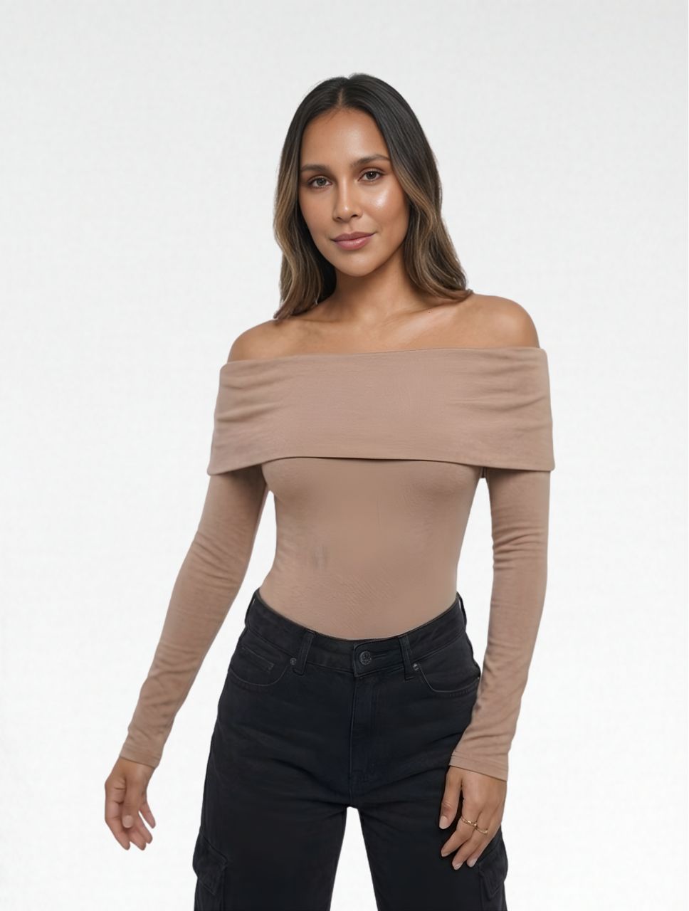 Body para Mujer Cuello Bandeja Manga Larga - The Local