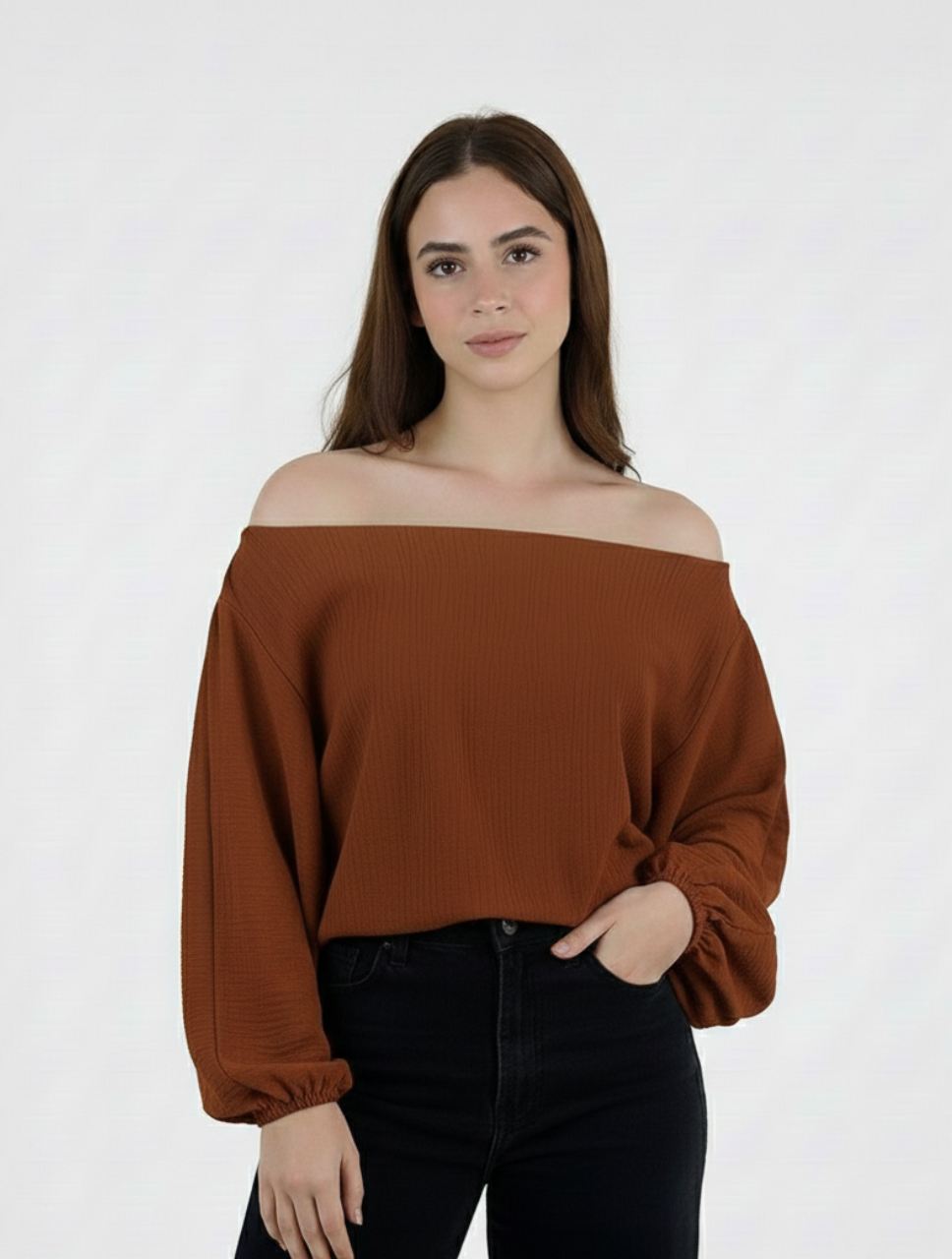 Blusa para Mujer Manga Larga Bombacha  - The Aura