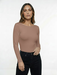 Body Para Mujer Escote Redondo en Espalda The Essential Premium Modelo