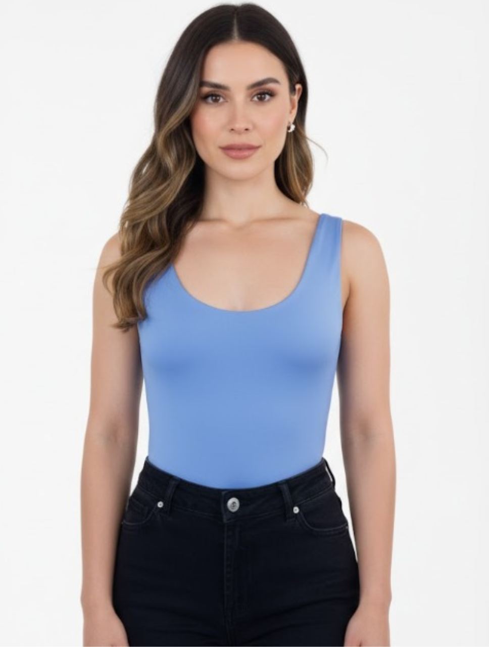 Body para Mujer Escote Redondo Tirantes Anchos - Oslo