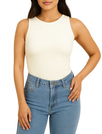 Body para Mujer Cuello Redondo Manga Sisa - Simona