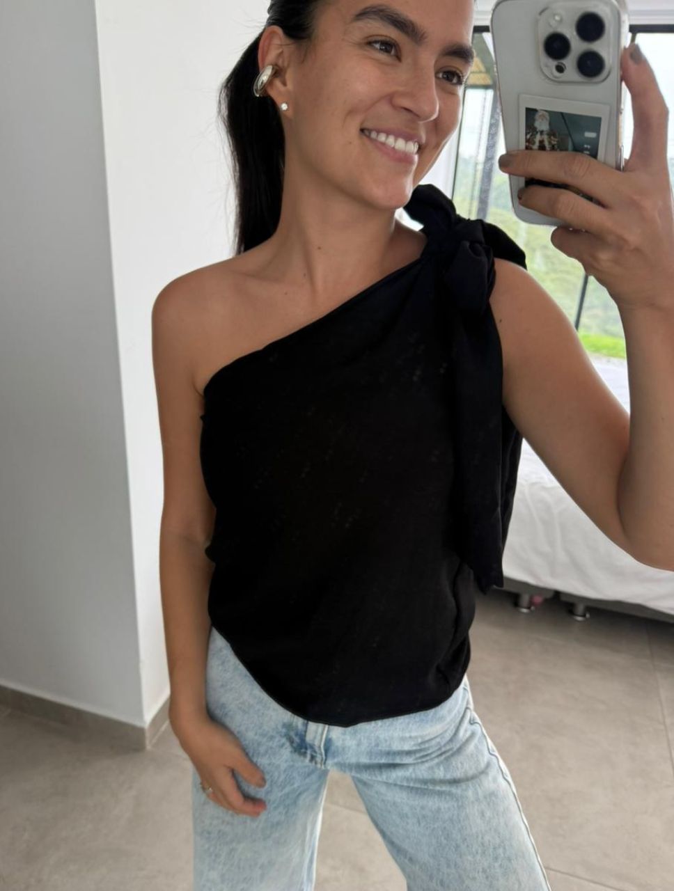 Blusa Para Mujer Asimétrico Sao Paulo Artesanal Edición