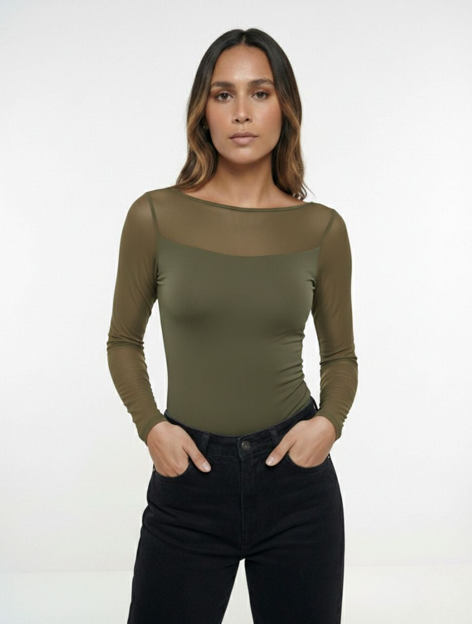 Body Para Mujer Mesh - The Pure