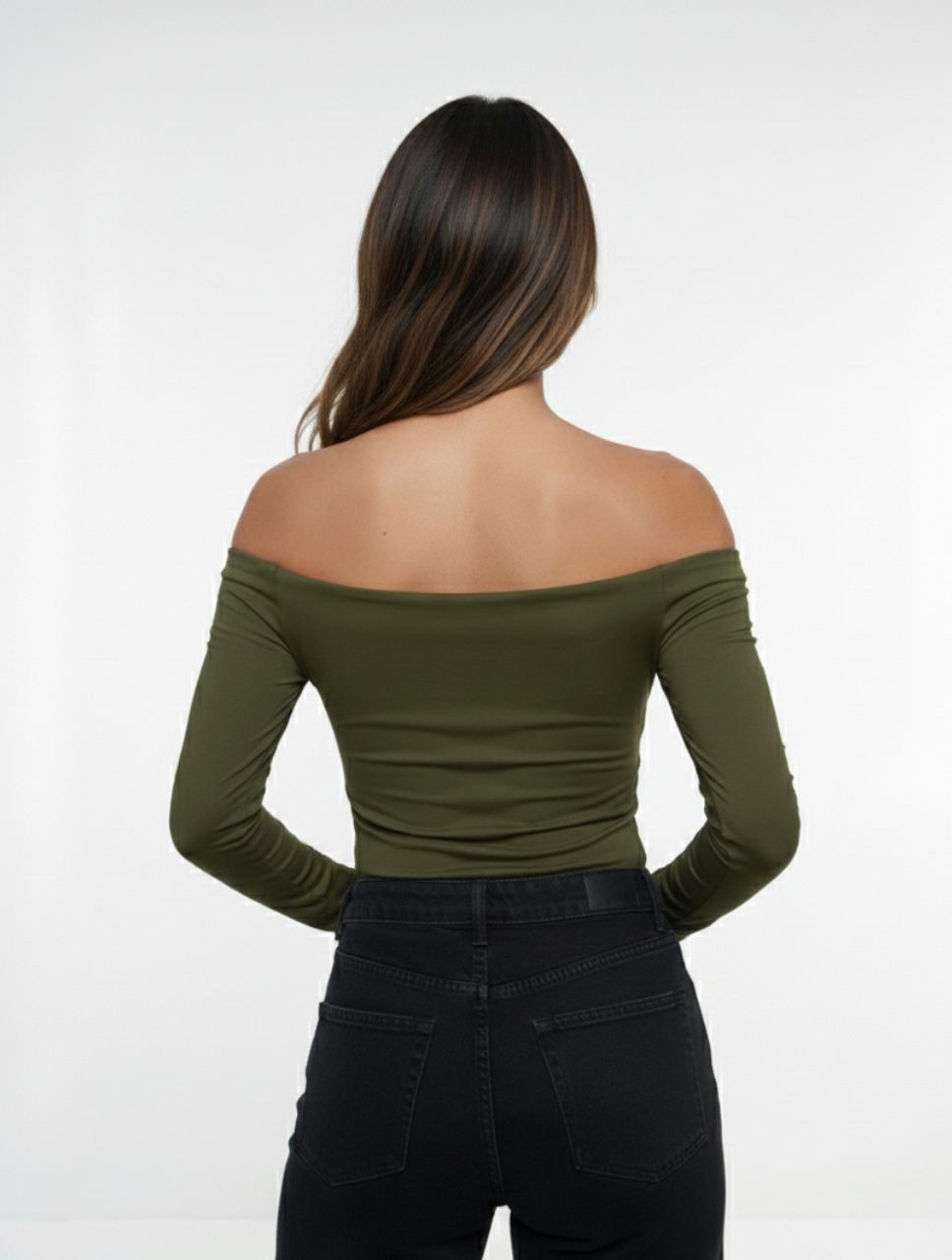 Body para Mujer Cuello Bandeja Manga Larga - Lauren