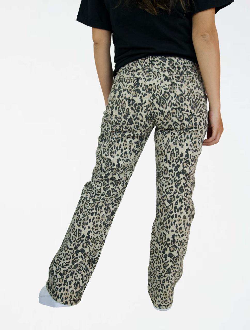 Pantalón Jean Para Mujer Animal Print - ⁠The Tribe