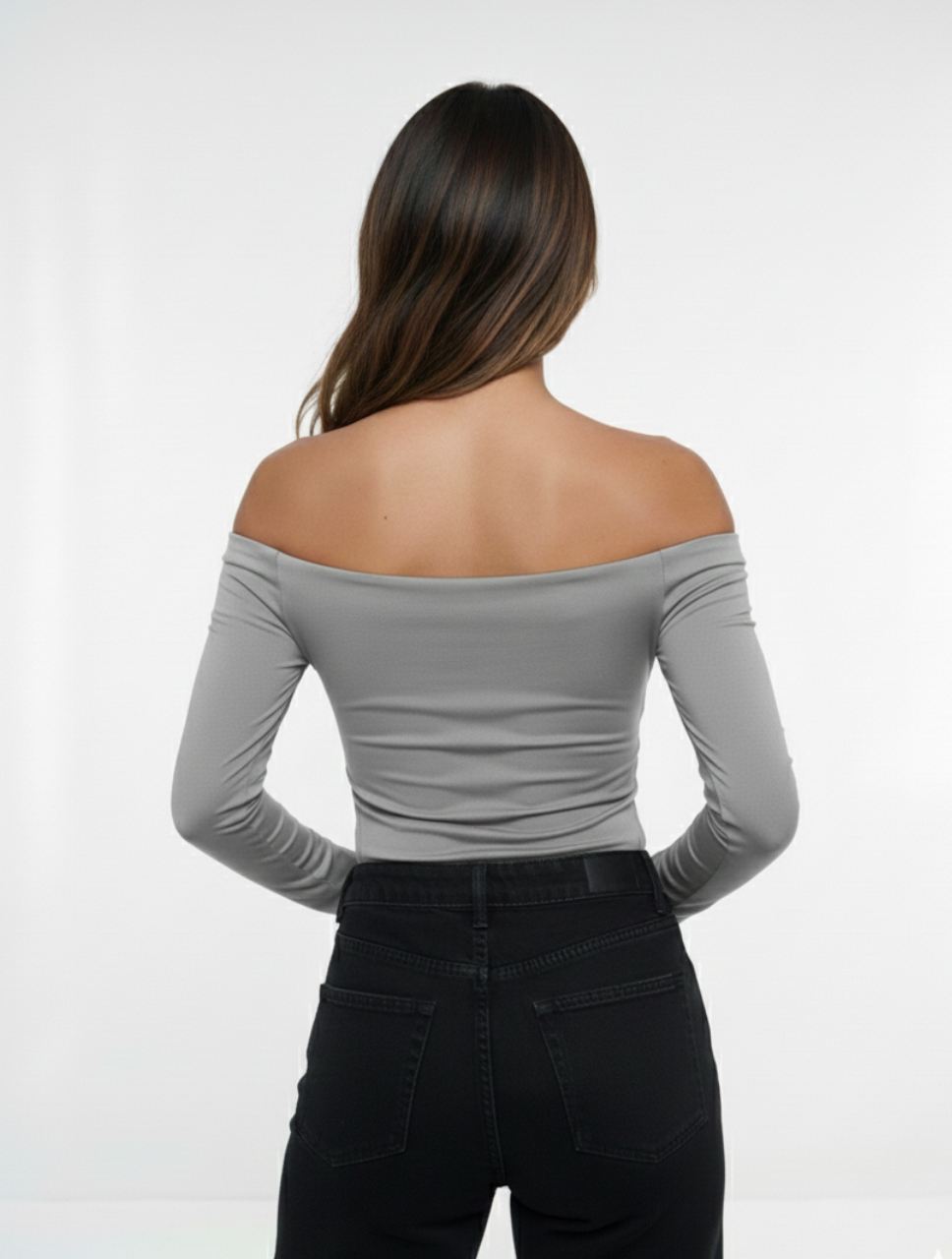 Body para Mujer Cuello Bandeja Manga Larga - Lauren