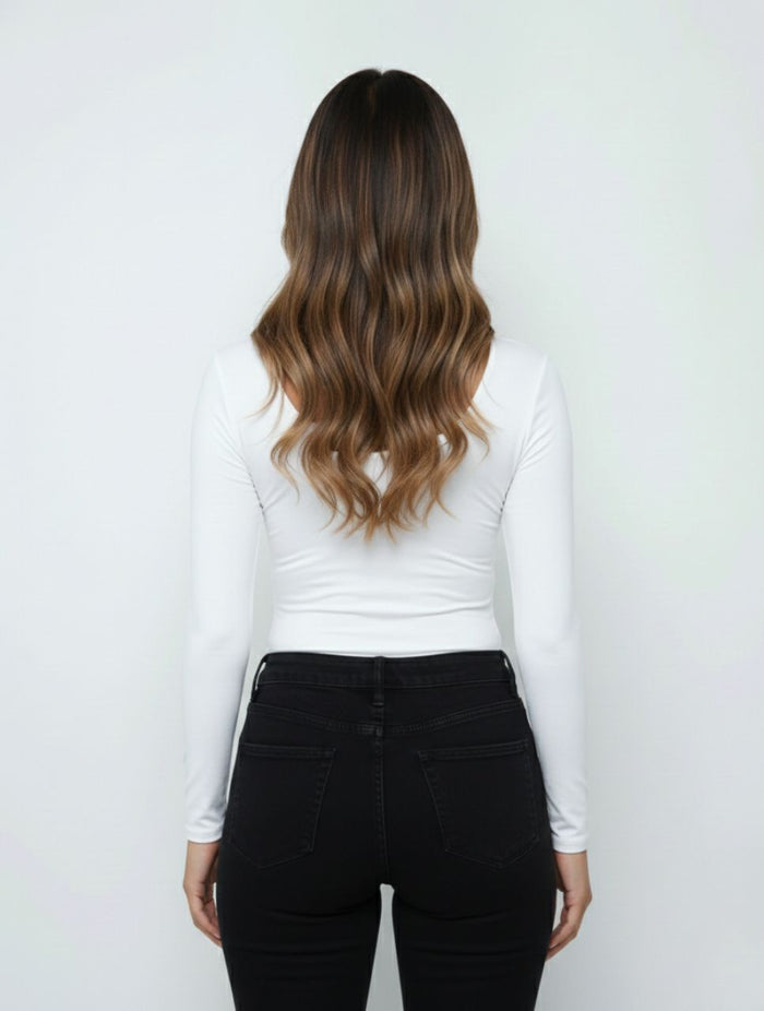Body para Mujer Escote Redondo Manga Larga Tahiti Colombiano Look