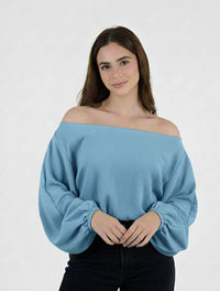 Blusa para Mujer Manga Larga Bombacha  - The Aura