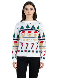 Saco Cuello Redondo Unisex - Saco Navidad Santa Claus