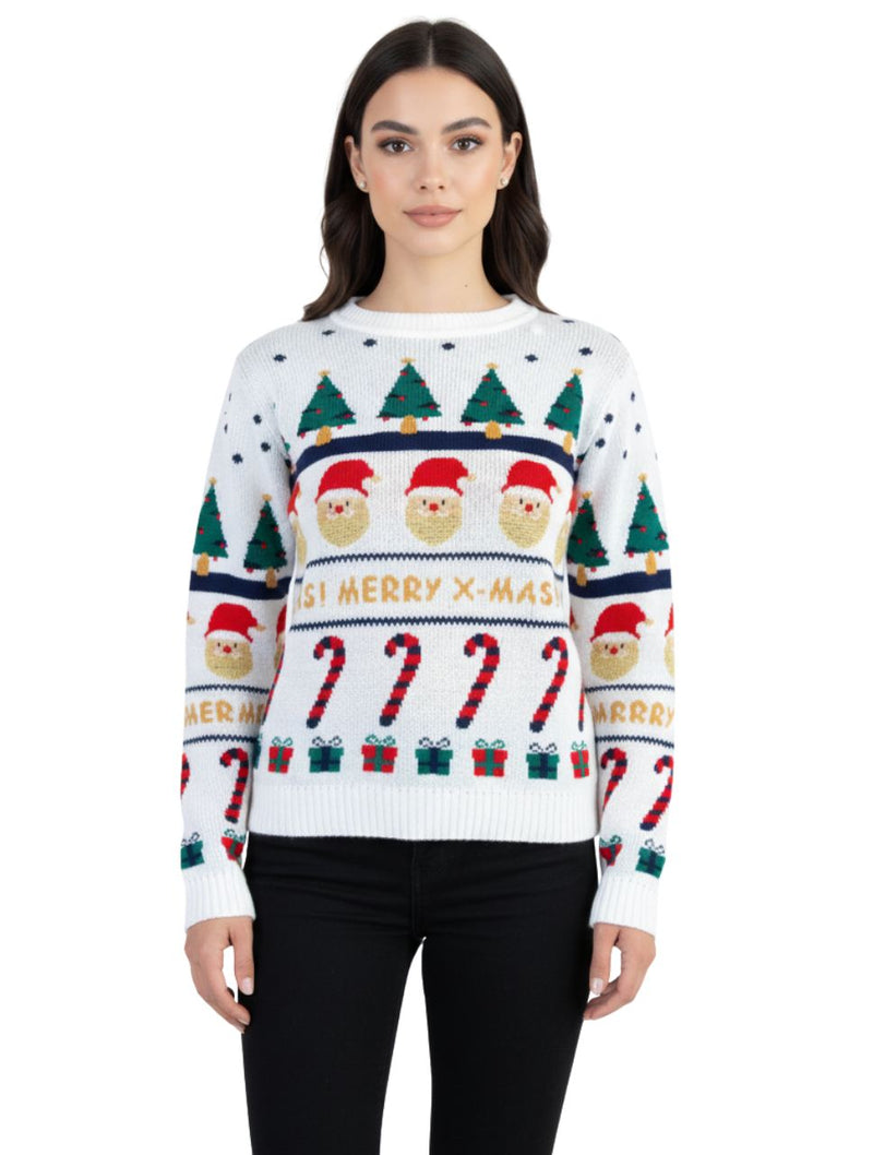 Saco Cuello Redondo Unisex - Saco Navidad Santa Claus