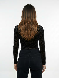 Body Para Mujer Mesh Cuello V - The Skin