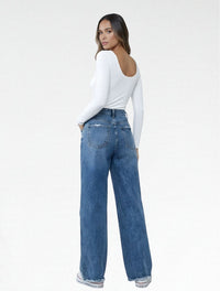 Pantalón Jean Tiro Alto Para Mujer -The Cusco