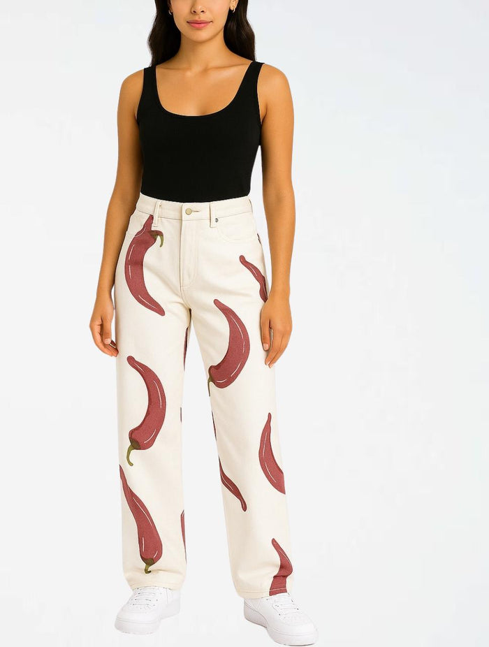 Pantalón Jean En Denim Para Mujer - ⁠The Chili
