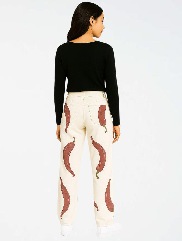 Pantalón Jean En Denim Para Mujer ⁠The Chili Exclusivo Estilo