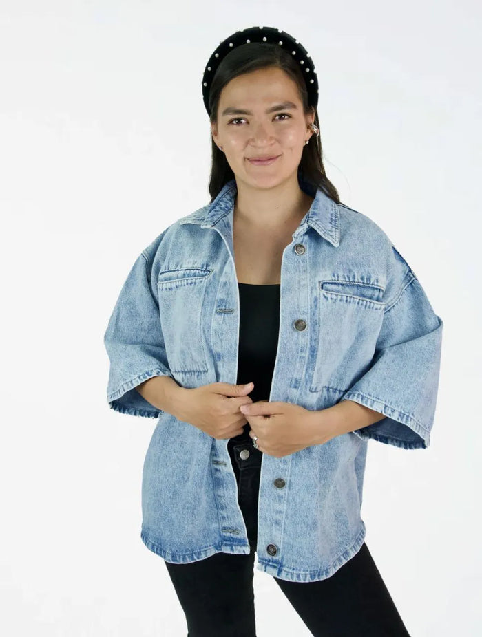 Chaqueta para Mujer Denim The Oracle Exclusivo Estilo