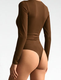 Body Para Mujer Cuello Medio Tela Control - The Halo