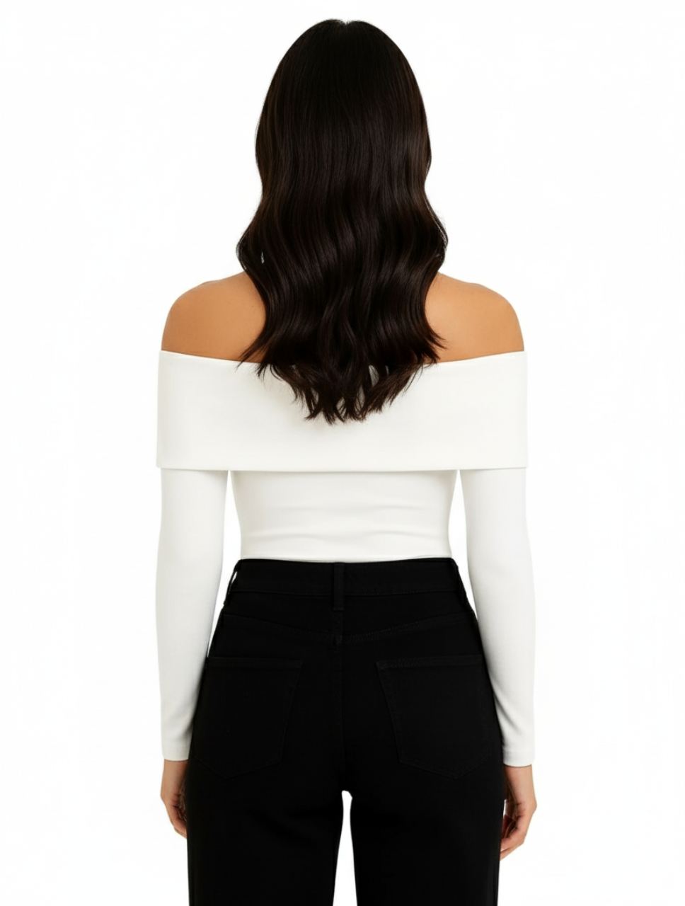 Body para Mujer Cuello Bandeja Manga Larga - The Local