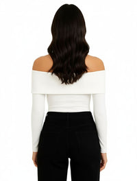 Body para Mujer Cuello Bandeja Manga Larga - The Local