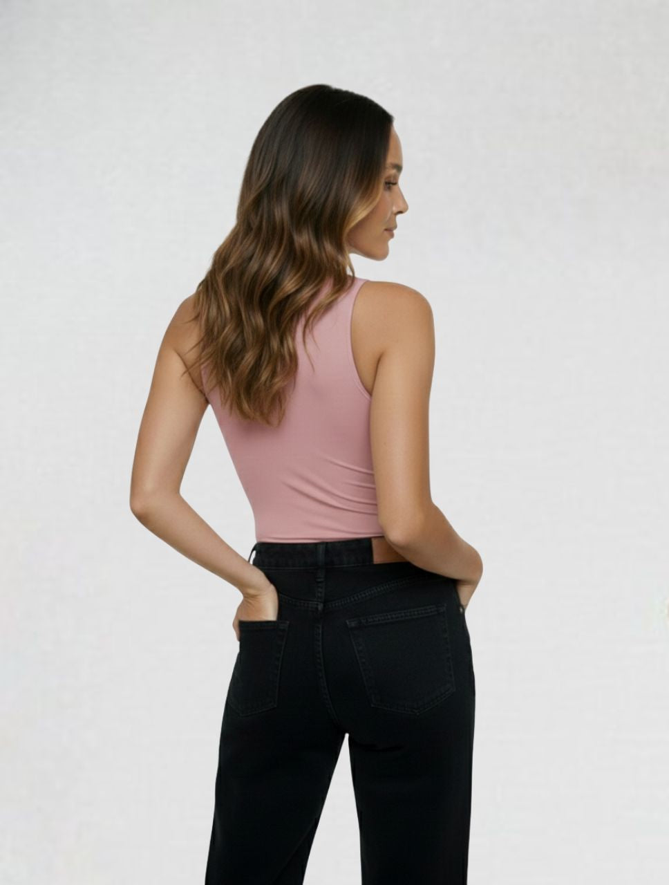 Body para Mujer Cuello Redondo Manga Sisa - Simona