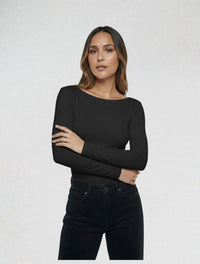 Body para Mujer Escote Cruzado Manga Larga - Adele