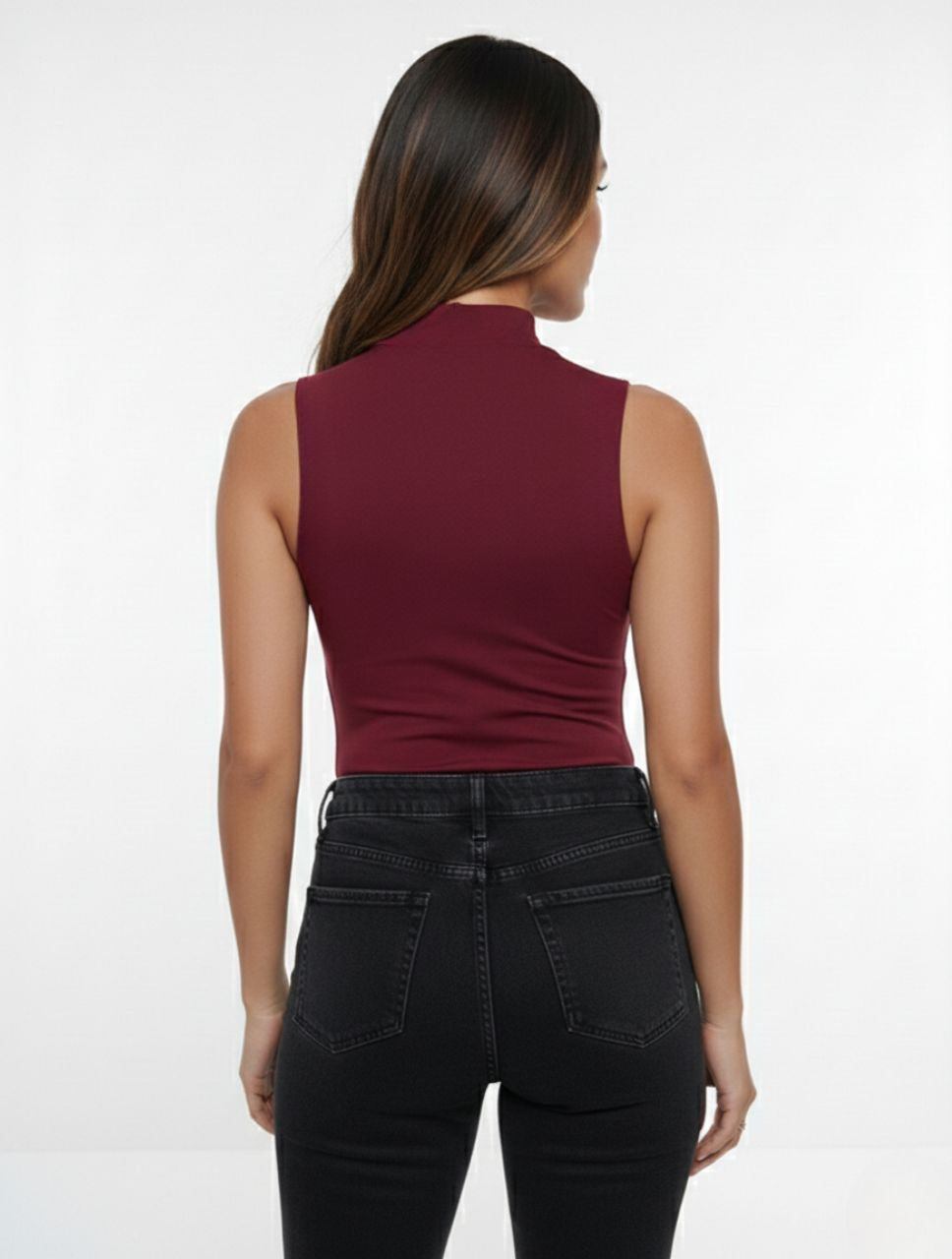 Body Box Para Mujer Cuello Medio The Midnight Hecho a Mano Acabado