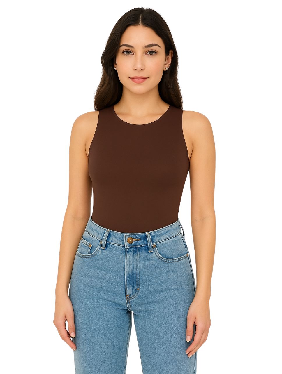 Body para Mujer Cuello Redondo Manga Sisa - Simona