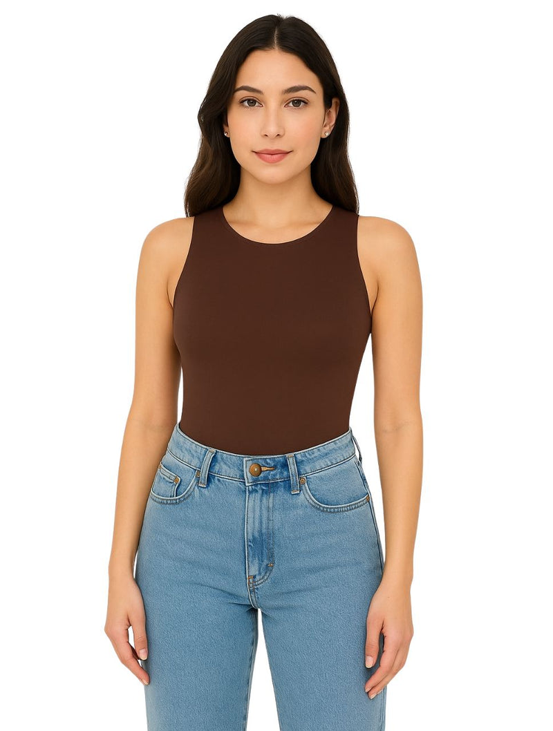 Body para Mujer Cuello Redondo Manga Sisa - Simona