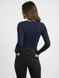 Body para Mujer Escote Cruzado Manga Larga - Adele