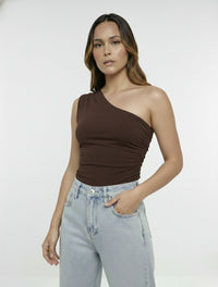 Body para Mujer Escote Asimétrico Arrecife Artesanal Edición