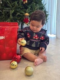 Saco Cuello Redondo Unisex - Saco Navidad Santa Claus Niños