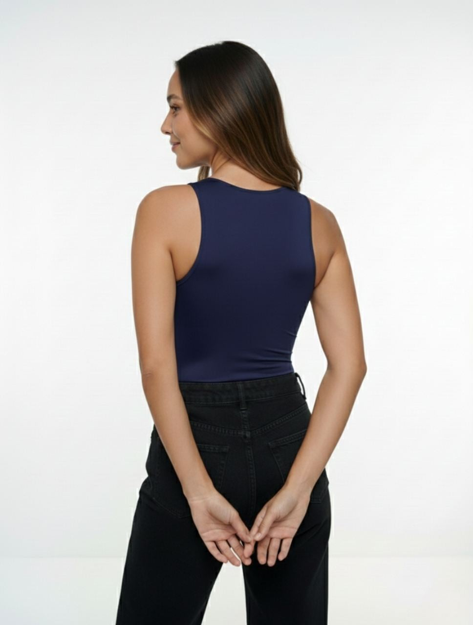 Body para Mujer Cuello Redondo Manga Sisa - Simona