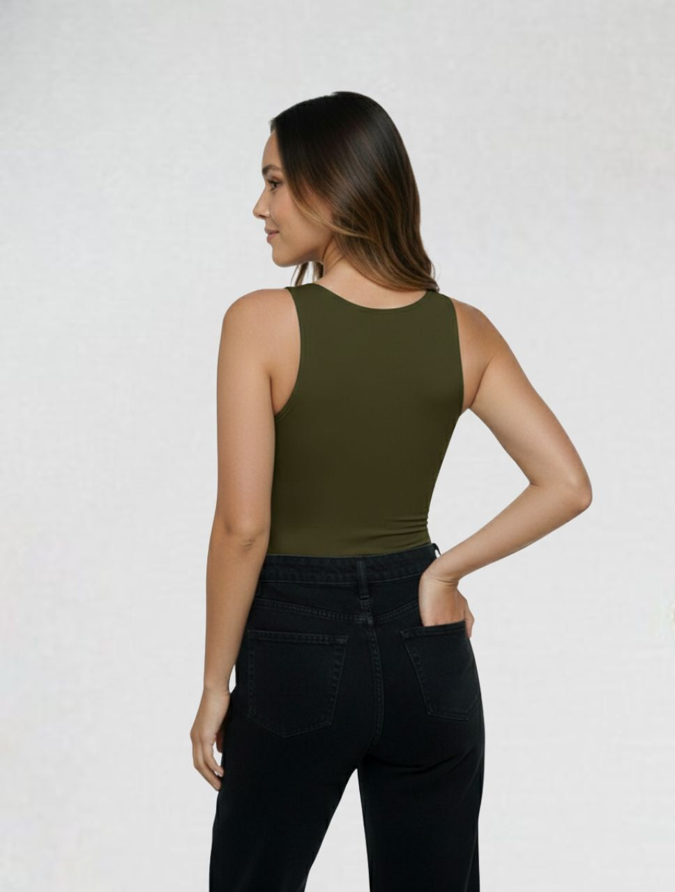 Body para Mujer Cuello Redondo Manga Sisa - Simona