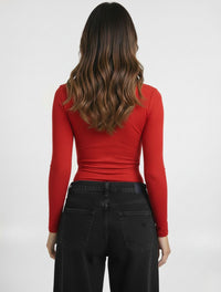 Body para Mujer Escote Cruzado Manga Larga - Adele