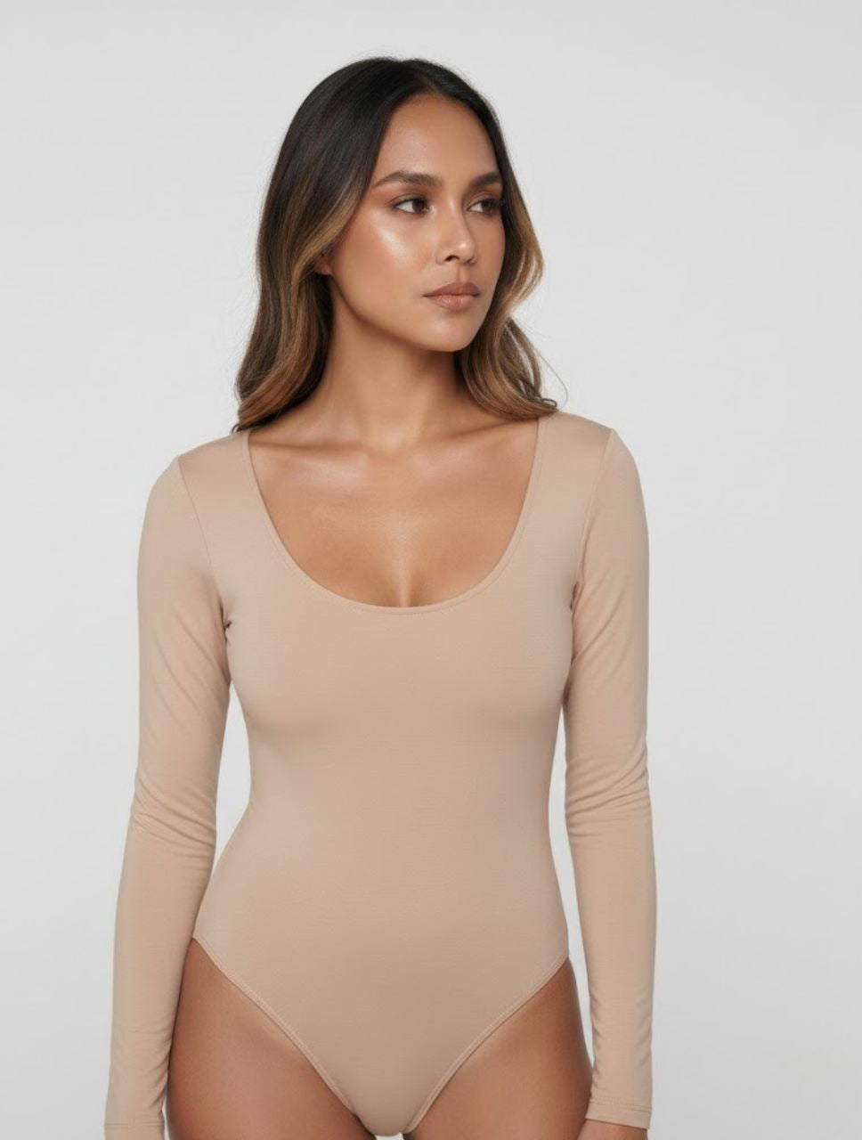 Body para Mujer Escote Redondo Manga Larga - Tahiti