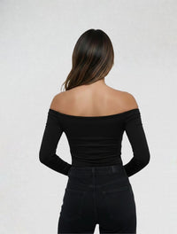 Body para Mujer Cuello Bandeja Manga Larga - Lauren