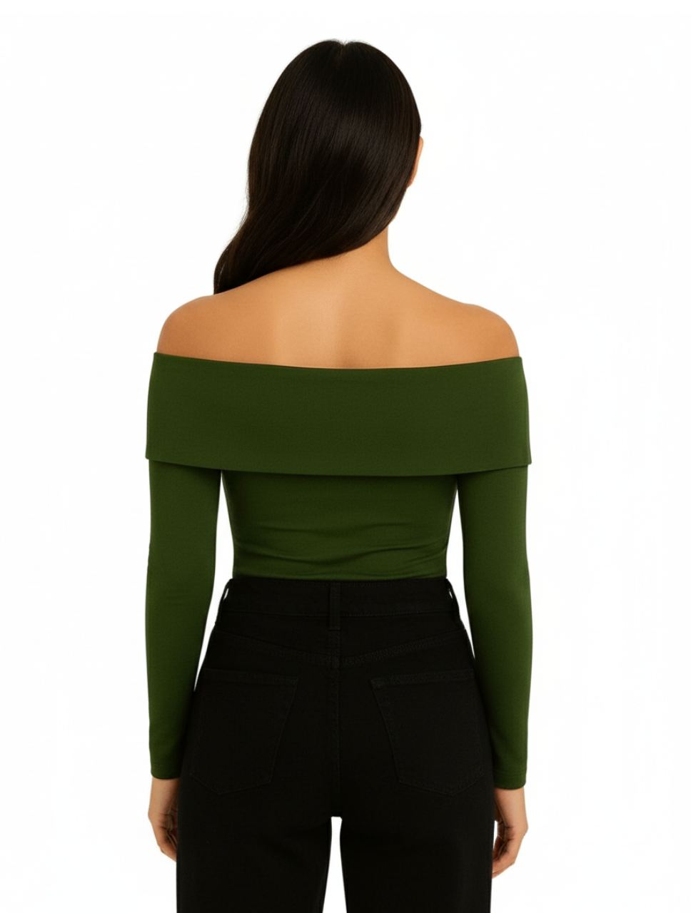 Body para Mujer Cuello Bandeja Manga Larga - The Local