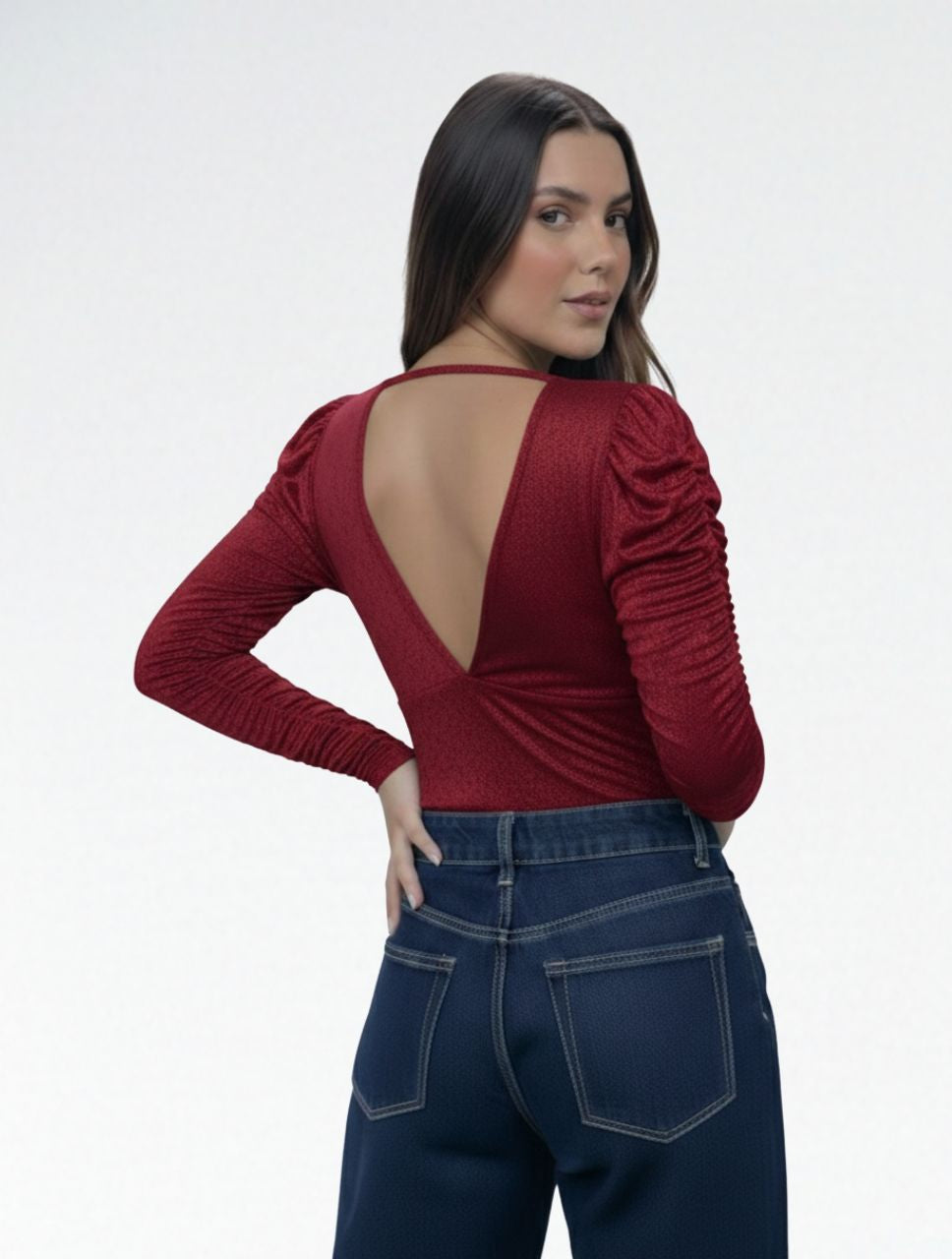 Body Para Mujer Cuello V The Barcelona Hecho a Mano Acabado