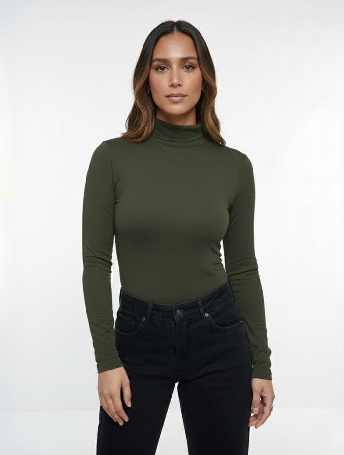 Body Para Mujer Cuello Medio Cleo Exclusivo Diseño