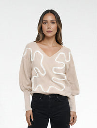 Suéter para Mujer Cuello V- The Garden