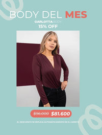 Body para mujer Cruzado - Carlotta