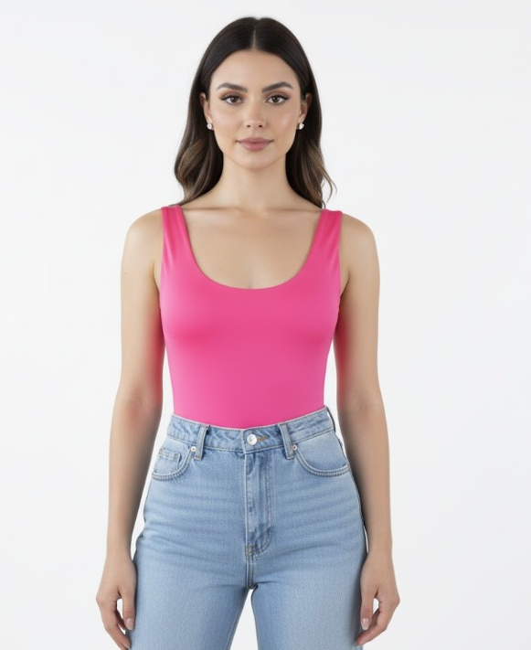 Body para Mujer Escote Redondo Tirantes Anchos - Oslo