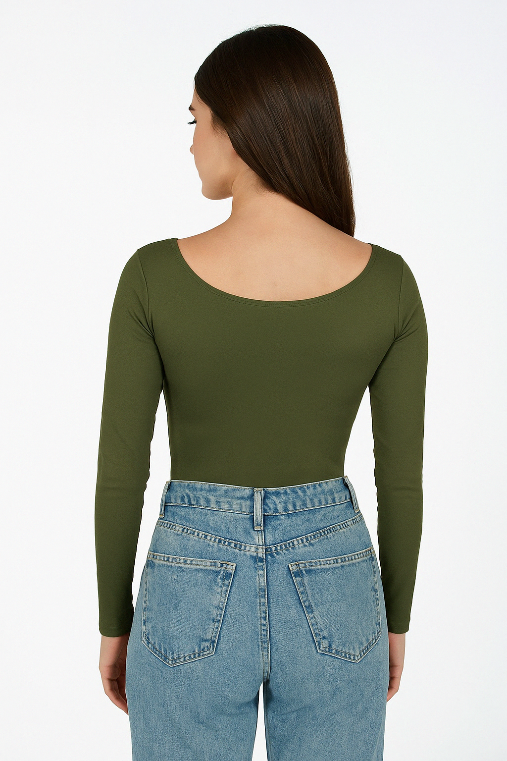 Body para Mujer Escote V Manga Larga - The Vogue
