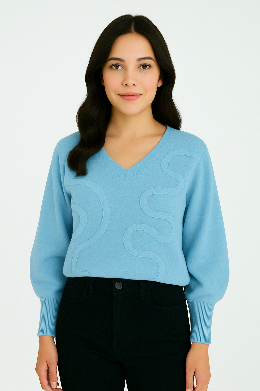 Suéter para Mujer Cuello V- The Garden