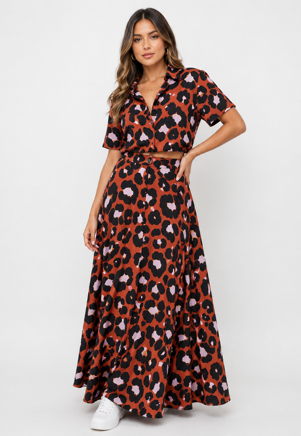 199. Set para Mujer Animal Print Talla U Muestra Molgoa Exclusivo Estilo