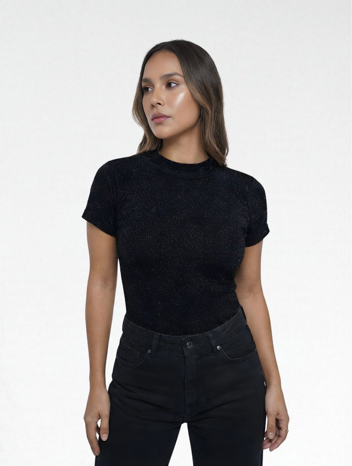 Body Para Mujer Mesh Cuello Medio  - The Confidence