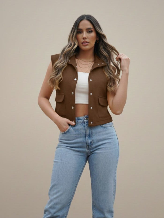 Chaleco para Mujer Cuello Tortuga - The Icon