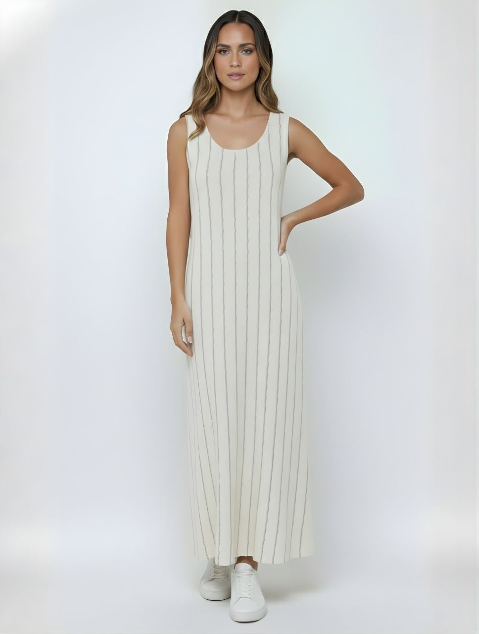 Vestido Largo Silueta Amplia - The Celeste