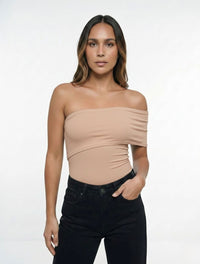Body para Mujer Escote Strapless con Banda Penelope Hecho a Mano Modelo