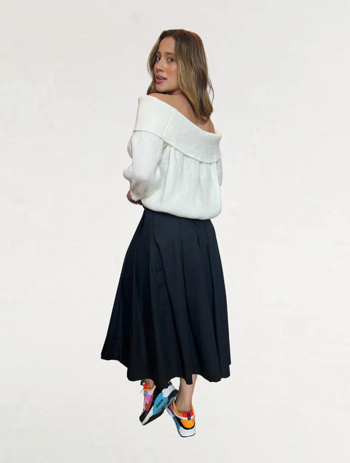 Falda para Mujer Amplia Fluido- The Voyager Elegante Detalle